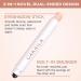 LOKFAR Waterproof Cream Eye-Shadow Stick - Matte Pinkish White | Eyeshadow Pen with Sponge Smudger - Buy Online on GoSupps.com