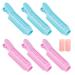 6pcs Volumizing Hair Root Clips  Magicalmai Instant Hair Volume Clip Upgrade Natural Fluffy Hair Volumizer Clips for Women Girls Thin Curly Hair Styling Root Volume with 2pcs Roller Tools- Pink & Blue