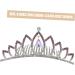 FRCOLOR Luxury Colored Rhinestone Crown Alloy Bride Comb Wedding Wood Display Base - Buy Online on GoSupps.com