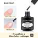 3-in-1 Gel Base and Top Coat Set for DIY Nail Art - Matte, Glossy No Wipe Finish - 8ml Soak Off UV LED Varnish - Nail Manicure Textures Kit - Buy Online on GoSupps.com