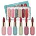 MISS ROSE M 6 Colors Matte Waterproof Lipstick Set - Long Lasting, Non-Stick Cup, Carved Design - Best Gift for Women (6pcs) - Buy Online on GoSupps.com