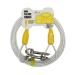 Petest Reflective Traction Rope for Large Dogs up to 90lbs 25ft 90lbs25ft Yellow and Silver