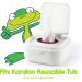 Kandoo Flushable Baby and Kids Wipes - Unscented, Hypoallergenic, 250 Count (Pack of 4) - Buy Online on GoSupps.com
