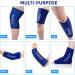 Cool Pads for Elbow & Knee Injuries | Tolaccea Flexible Cooling Pack | Immediate Pain Relief | Blue Large (17-20) - Buy Online on GoSupps.com