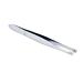 Sterling Professional eyebrows stainless steel tweezers |Precision and comfort when regulating eyebrows |Straight silver and perforated |Blade length 4 mm |ST-12007