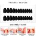 Handcess 24Pcs Black Ballerina Matte Coffin Nails - Full Cover Gel Nail Art Tips Set for Elegant Style - Buy Online on GoSupps.com