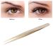 Professional Stainless Steel Eyelash Extension Tweezers - Portable Strong & Durable Makeup Accessories - Buy Online on GoSupps.com