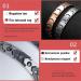 Biancat Prostapower Magnetic Copper Band Adjustable Length Simple and Fashionable Quantum Magnetic Bracelet (silver) - Buy Online on GoSupps.com