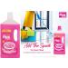 The Pink Stuff for Household cleaning bundle: Floor Cleaner Multipurpose spray Cream Cleaner Window & Glass spray Toilet Cleaner 5 pieces Set + for you: Organza Small Bag - Buy Online on GoSupps.com