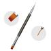 4-Piece Nail Art Brush Set - Double-Ended Paint Pens for Perfect Hand Manicure | International Shipping Available - Buy Online on GoSupps.com