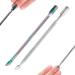 Sibba 2 Pcs Stainless Steel Cuticle Pusher Tool Set for Professional Nail Care - Nail Polish Remover and Cuticle Cleaner for Fingernails and Toenails - Buy Online on GoSupps.com