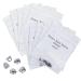 Sino Dental Orthodontic Brackets Lingual Buttons Bondable Double Wings Round Base with Rectangular Bondable Eyelets - 10 Packs (10pcs/pack) - Bond Eyelets - Buy Online on GoSupps.com