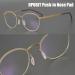 Soft Silicone Nasal Pads for Glasses - Rectangular | Transparent Nose Pads for Comfort | 10 Pairs Size S - Perfect for Glasses & Sunglasses - Buy Online on GoSupps.com
