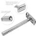 Double Butterfly Razor Plane Wet Razor - Chrome Safety Razor Set with H3 Stand & Leather Case - Buy Online on GoSupps.com