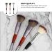 Hemoton 3pcs Double-ended Makeup Brush Blush Brush Cosmetic Supplies Makeup Blush Make up Kit Wooden Handle - Buy Online on GoSupps.com