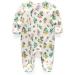 Organic Cotton Footed Baby Pajamas | MAMIMAKA Newborn Onesies for Boys & Girls | 0-18 Months | Color8 - Buy Online on GoSupps.com