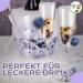 Bubble Tea Express - Fruity Popping Boba Pearls Blueberry 490g | Vegan Gluten-Free & Lactose-Free | Delicious Fruit Juice Beads for Bubble Tea - Buy Online on GoSupps.com