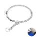 Dog Chain Collars Strong Durable 304 Stainless Steel Choke Collar for Small Medium Large Dogs for Training Walking (S) S(Chain length: 49cm Suggested weight: 10-20kg)