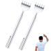 Qinsky Back Scratches Back scratches 2 PCs stainless steel telescopic back scratching hand back scratches pull -out for back and head scratch scratching back scratch