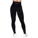 Sunzel Scrunch Butt Lifting Leggings - High Waisted Seamless Workout Yoga Pants in Medium Black - Buy Online on GoSupps.com