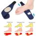 2pcs Arch Support Elastic Bandage Orthotic Insole Sleeves - Plantar Fasciitis Relief & Arch Pain Support - Buy Online on GoSupps.com