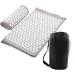 Dunlap Massage Pillow 62x38cm - Acupressure & Acupuncture Yoga Mat for Back Pain Relief - Purple Massage Device - Buy Online on GoSupps.com