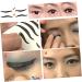 BIUDECO 240 Pairs Eye Make-up Stickers Temporary Liner Eyeshadow Double Eyelid Tape Eyeliner Sticker Black - Buy Online on GoSupps.com