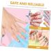 FOMIYES 1 Set Children's Nail Art Toys Nail Polish Kit Makeup for Kids Nails Diy Activity Kit Kids Nail Tip Fake Nails for Kids Children Nail Art Kit Plastic Accessories Toddler Flash - Buy Online on GoSupps.com