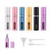 FZSECRIU Perfume Atomiser for On the Go Perfume Filler Perfume Atomiser Refillable Perfume Travel Bottle 5 ml Glass with Funnel Dropper