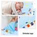 Buy Toyandona 10-Piece Soothing Towel Set | Soft Sensory Plush Ceiling Toys for Infants - Cuddly Colors 32.5x32.5cm - Buy Online on GoSupps.com