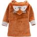 CuteOn Unisex Baby Kids Cartoon Animal Flannel Hooded Bathrobe Pajamas Nightwear - Adorable 90 Fox Design for Boys & Girls - Buy Online on GoSupps.com