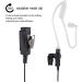 Baofeng UV-5R BF-F8HP UV-82 Radios Compatible 2 Pin Earpiece for Two Way Radio Headset - Police Surveillance Kit - Buy Online on GoSupps.com