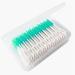 Interdental Brush Silicone Set (160 Brushes) - Teeny Green Toothpick Alternative for Effective Meal Residue Cleaning - Buy Online on GoSupps.com