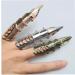 Bendable Joint Nail Ring - Fashionable Gothic Punk Hinge Armor Jewelry | Golden Claw Full Finger Accessory - Buy Online on GoSupps.com