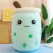 HICAS Bubble Tea Plush Pillow Boba Plushie Cartoon Plush Dolls Funny Milk Tea Soft Doll Tea Cup Cushion Bubble Tea Plush Toy Children's Toy Birthday Gift Green 1 35cm/13.78inch Green 1 35cm/13.78inch