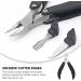 Lurrose 1Pc Folding hawk mouth pliers Toe Nail Clippers Adult Pedicure Clippers Toenail Cutters folding Toe Nail Scissor Ingrown Handle Rubber and Plastic household Stainless steel - Buy Online on GoSupps.com
