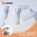 LONGWAY 1oz Airless Cosmetic Cream Pump Bottle (Pack of 6) Travel Size Refillable Containers for Shampoo Frosted Translucent - Buy Online on GoSupps.com