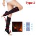 Zmerch Unisex Knee Compression Socks - Varicose Vein Support Stretchy Cooling Black - Buy Online on GoSupps.com