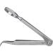 Magnifying Tweezers with Curved Tip - 13cm Splinter Tweezers with Integrated Magnifying Glass for Precision Care | International Shipping - Buy Online on GoSupps.com