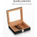 Cigar Boxs Humidors Cecigar Box Case Humidor Case with Glass Cigar Humidifier Hygrometer Cigar Storage Box Case for Cigars C B a - Buy Online on GoSupps.com