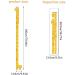 Forest Animals Height Growth Chart for Kids - Wall Stickers Measuring Ruler for Boys Toddler Bedroom - Buy Online on GoSupps.com