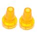 Healeved 2 pieces of crutches slippery matt hiking stick tips Stockstock covering Alpine stick covers hiking stick Travel accessories travel foot support foot cover for floor old orange 8.5x6.5cm