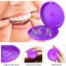 Braces Box & Dento Box - 2 pcs Splint Box for Bite Splint & Night Guard - KFO Box (Violet) | International Shipping - Buy Online on GoSupps.com