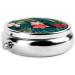 Summer Hawaiian Round Pill Box - Lightweight Moisture-Proof & Portable for Emergency Medication & Fish Oil | One Size - Buy Online on GoSupps.com