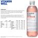 Vitamin Well - Functional flavoured water low calorie still drinks with vitamins & minerals. vitamin c vitamin d zinc biotin HYDRATE Rhubarb/Strawberry 12 bottles x 500ml - Buy Online on GoSupps.com