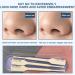 Zopseet 2 Set Manual Nose Hair Trimmer Rotating 360 Degree Rotating Manual Nasal Hair Trimmer with Ear Picker Manual Nose Hair Trimmer Ear with Box for Women and Men - Buy Online on GoSupps.com