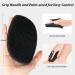 REVEX Exfoliating Silicone Body Scrubber with Handle - Long Bristles for Nourishing Cleanse & Massage on Sensitive Skin (Black) - Buy Online on GoSupps.com