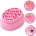 Mikinona Makeup Brush Cleaning Cup Brush Scrubber Mat Cosmetic Brush Cleaning Mat Silicone Brush Washing Bowl Makeup Brush Cleaning Pad Tool Silica Gel Pink Cleaner Beauty Egg - Buy Online on GoSupps.com