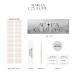 Adora Couture Semi Cured Gel Nail Strips - Glossy Light Pink Milky White Rose Nude Stick on Nail Polish Strips - Full Decal Press On Sticker Nail Wraps for Women - Salon Nails at Home Kit - Buy Online on GoSupps.com