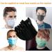 50 Pcs Black Elastic Bands with Adjustable Buckle and Cord Locks for DIY Ear Loops - CaiDieNu - Buy Online on GoSupps.com